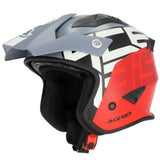 Acerbis Jet Aria Trials Helmet Grey Red