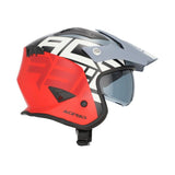 Acerbis Jet Aria Trials Helmet Grey Red