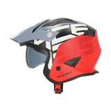 Acerbis Jet Aria Trials Helmet Grey Red