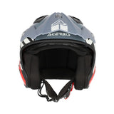 Acerbis Jet Aria Trials Helmet Grey Red