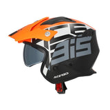 Acerbis Jet Aria Trials Helmet Orange Fluo Black