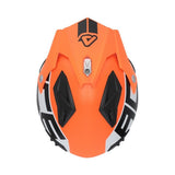 Acerbis Jet Aria Trials Helmet Orange Fluo Black