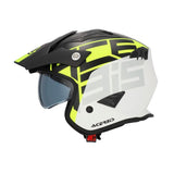 Acerbis Jet Aria Trials Helmet Black Fluo Yellow