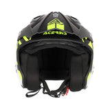 Acerbis Jet Aria Trials Helmet Black Fluo Yellow