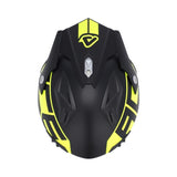 Acerbis Jet Aria Trials Helmet Black Fluo Yellow