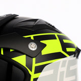 Acerbis Jet Aria Trials Helmet Black Fluo Yellow