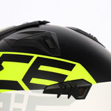 Acerbis Jet Aria Trials Helmet Black Fluo Yellow