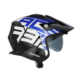 Acerbis Jet Aria Trials Helmet Black Blue