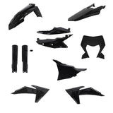 Acerbis KTM Plastic Kit EXC EXCF - Black
