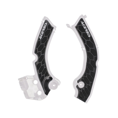 Acerbis Triumph X-Grip Frame Guards - White Black
