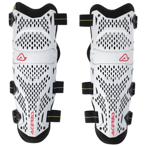 Acerbis Impact Pro Knee Guards - White