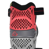 Acerbis Impact Pro Knee Guards - Red Grey
