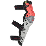 Acerbis Impact Pro Knee Guards - Red Grey