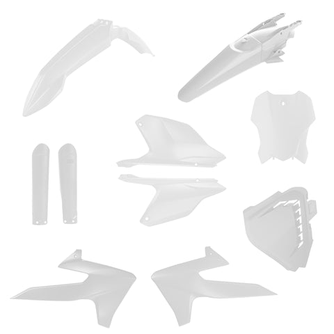 Acerbis Triumph Plastic Kit  - White