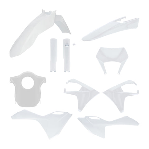 Acerbis Gas Gas Plastic Kit EC ECF - White