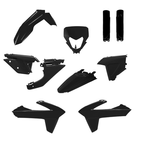 Acerbis Sherco Full Plastic Kit  Black