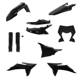 Acerbis KTM Plastic Kit EXC EXCF - Black