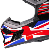 ONeal 3 Series Motocross Helmet V27 LE Nations GB Red White Blue