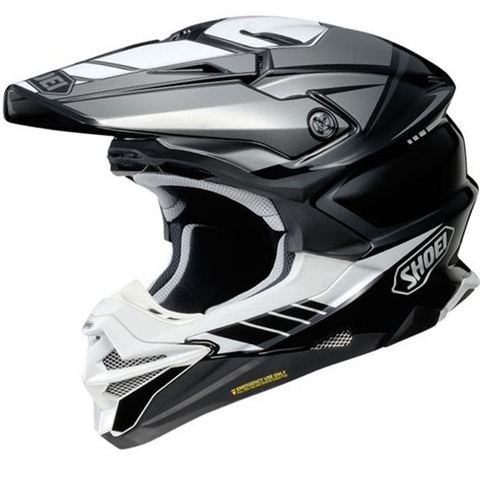 Shoei VFX-WR 06 Jammer Helmet TC-5 Black White