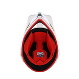 100% Status Youth Helmet Topenga Red White