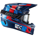 2027 Leatt 8.5 V27 Blue Red Helmet with 5.5 Goggle