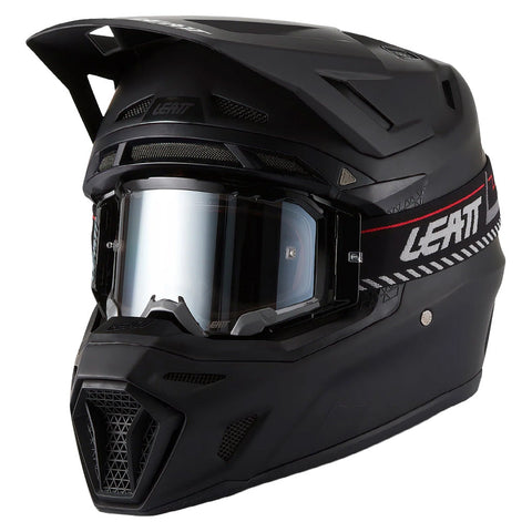 2027 Leatt 8.5 V27 Satin Black Helmet with 5.5 Goggle