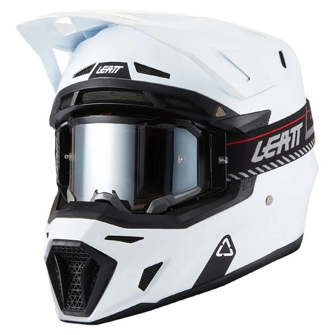 2027 Leatt 8.5 V27 White Helmet with 5.5 Goggle