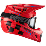 2027 Leatt 7.5 V27 Red Helmet with 4.5 Goggle