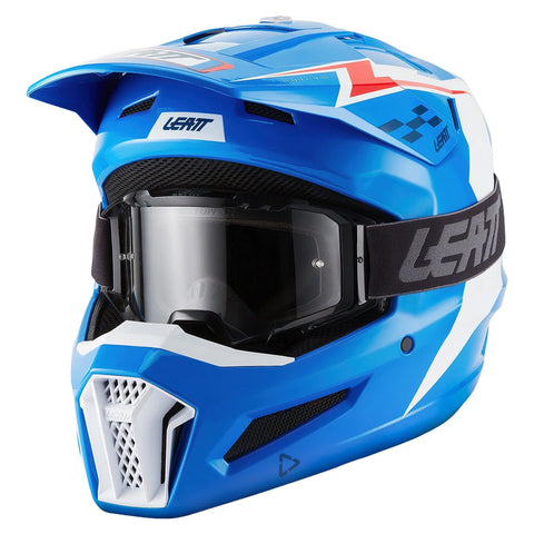 2027 Leatt 3.5 V27 Blue Helmet with 3.5 Goggle