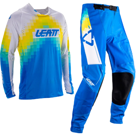 2026 Leatt 4.5 Moto Lite Kit Combo Pixel Blue