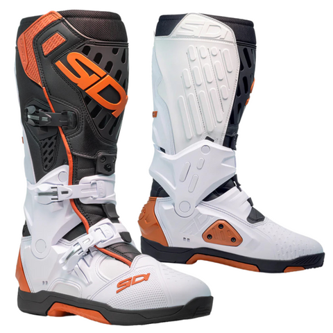 Sidi CrossAir White Black Bronze Motocross Boots