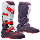 Sidi CrossAir White Wine Motocross Boots