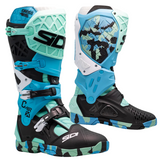 Sidi CrossAir X Messy Cyan Motocross Boots