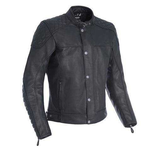 Oxford Hampton Leather Jacket Black