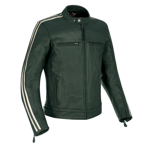 Oxford Bladon Leather Jacket Racing Green