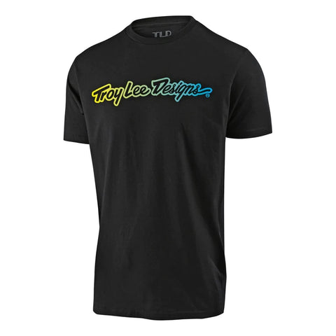 Troy Lee Designs Youth Signature SS Tee Black