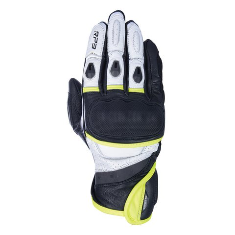 Oxford RP-3 2.0 Short Sports Gloves Black White & Fluo