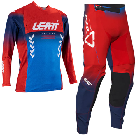 2026 Leatt 4.5 Moto Youth Kit Combo Blue Red