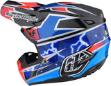 Troy Lee Designs SE5 Composite Lightning Blue Helmet
