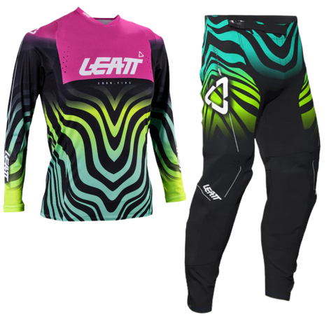 2026 Leatt 4.5 Moto Youth Kit Combo Tiger Pink