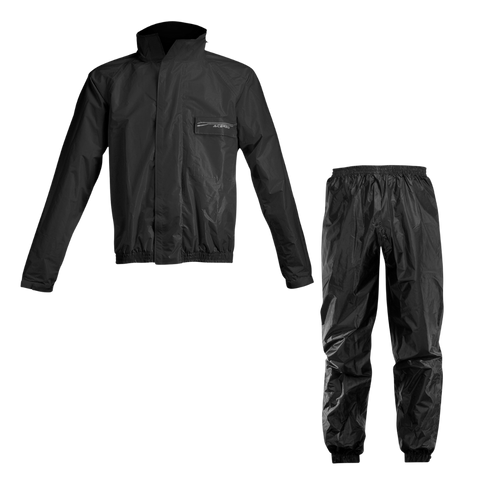Acerbis Waterproof Rain Suit Set - Black