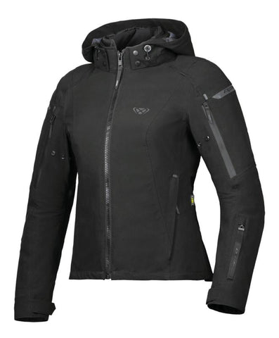 Ixon Burning Lady Motorcycle Jacket Black