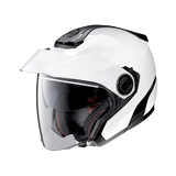 Nolan N40-5 Open Face Jet Metal White Motorcycle Helmet