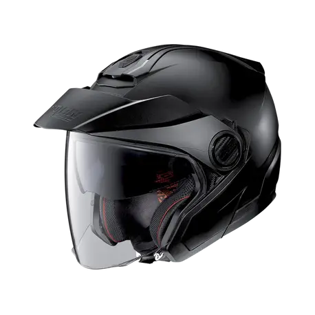 Nolan N40-5 Open Face Jet Flat Black Motorcycle Helmet