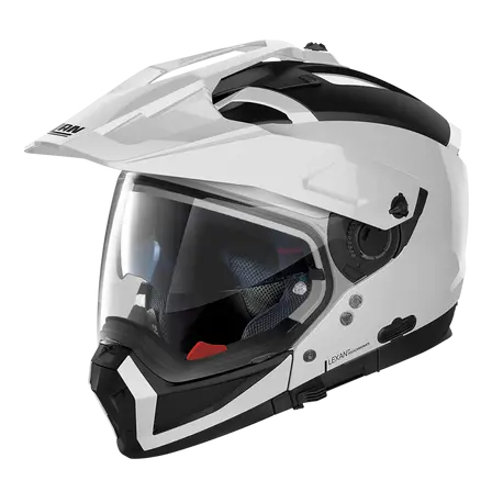 Nolan N70-2 Adventure Classic Metal White Motorcycle Helmet