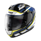 Nolan N60-6 Lancer Metal Black White Blue Yellow Motorcycle Helmet