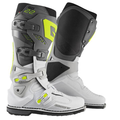 Gaerne SG22 Anthracite White Grey Motocross Boots