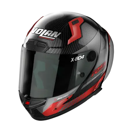 Nolan X-804 RS Maven Motorcycle Helmet Carbon Red