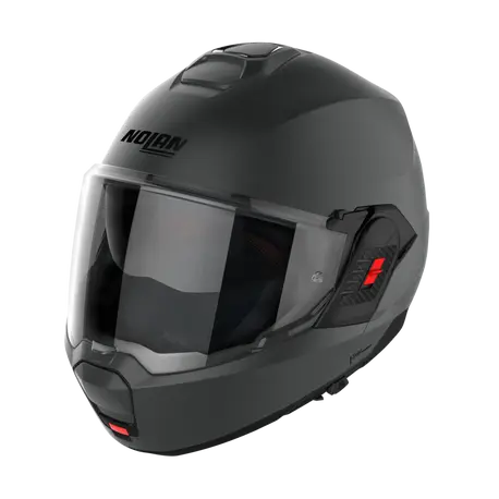 Nolan N120-1 Classic N-COM Flat Vulcan Grey Motorcycle Helmet