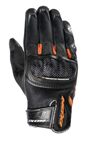 Ixon RS Rise Air Motorcycle Glove Black Orange